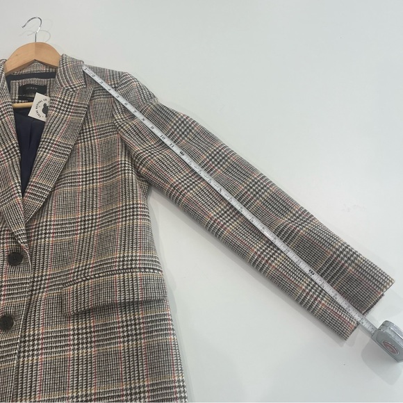 J. Crew Somerset Blazer in Glen Plaid English Wool Tailored Fitted | women’s 6T - Picture 13 of 15